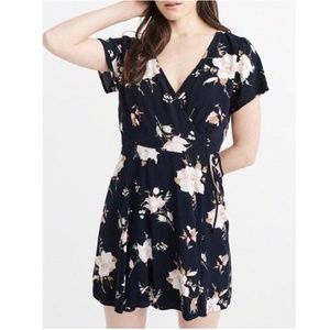 Abercrombie & Fitch Floral Wrap Dress